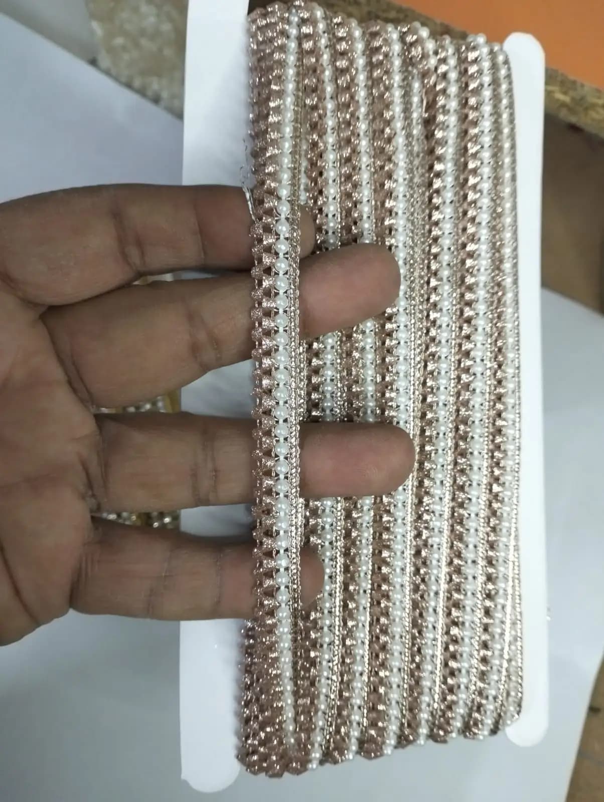 SH Pearls Lace 8 Yds Pack
