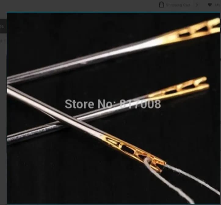 Self Threading Sewing Needles Pack Of 12