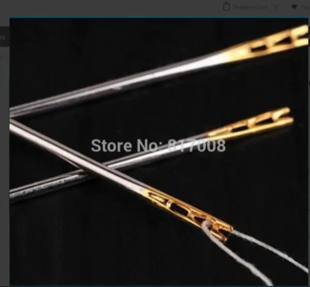 Self Threading Sewing Needles Pack Of 12
