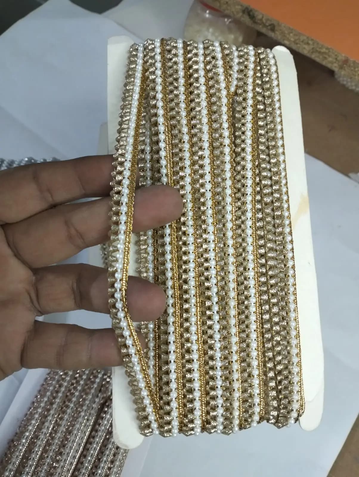 SH Pearls Lace 8 Yds Pack